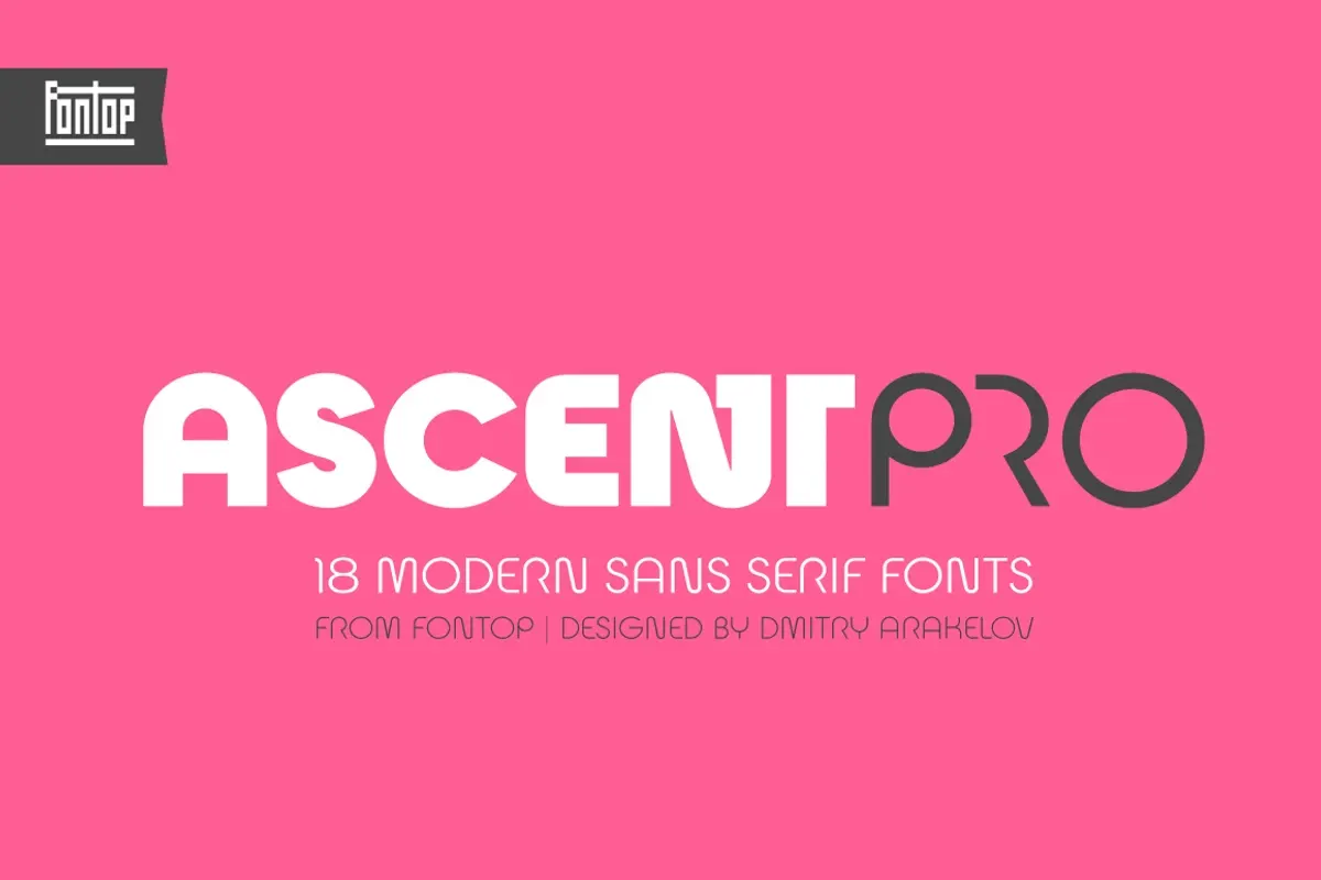 Ascent Pro (18 fonts) Free Download Free Download