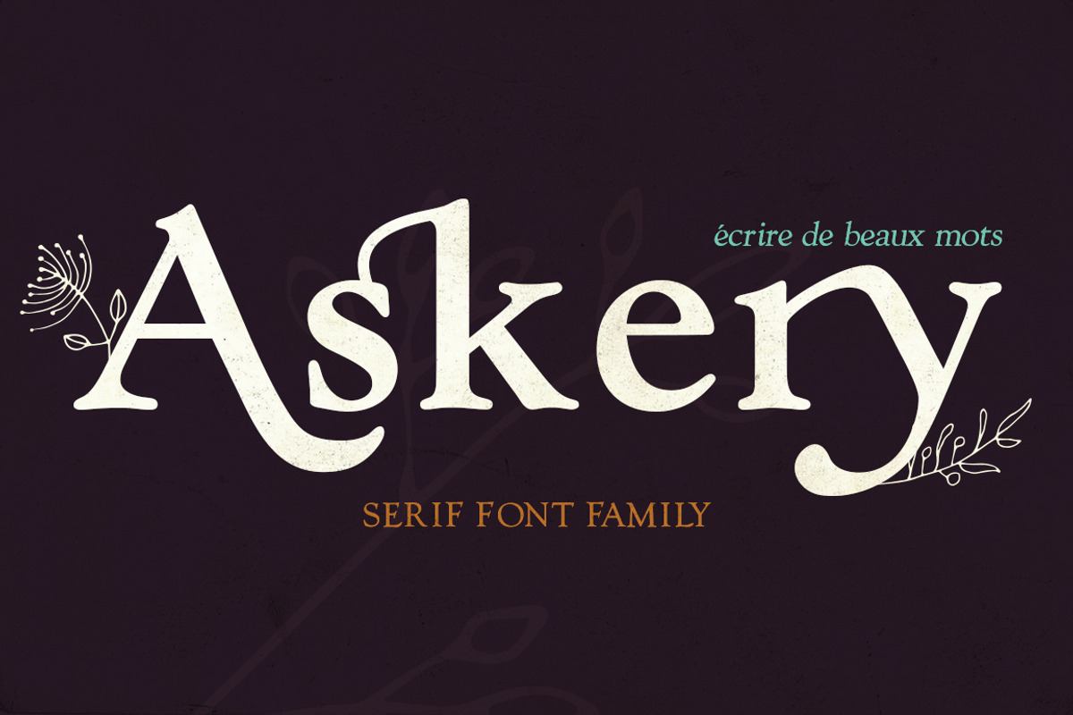 Askery Font Family Free Download Free Download