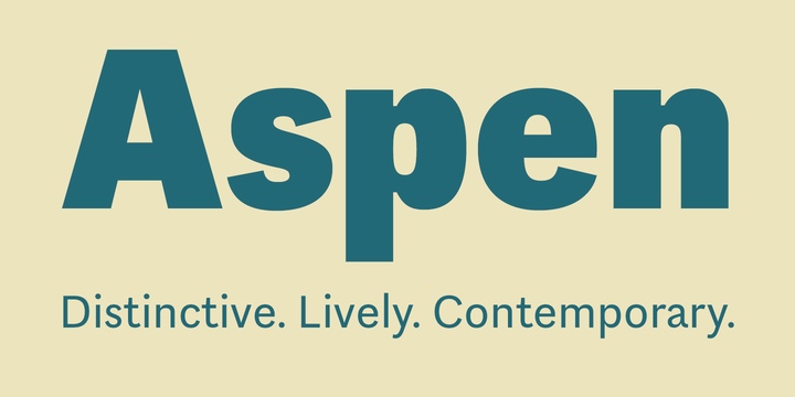 Aspen Font Free Download