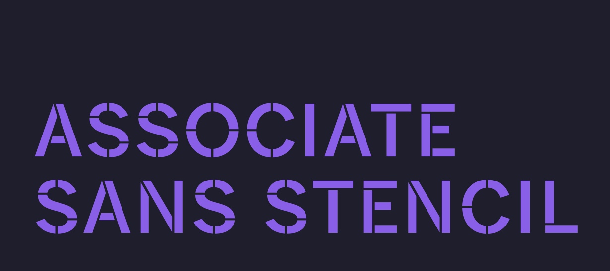 Associate Sans Stencil Font Free Download