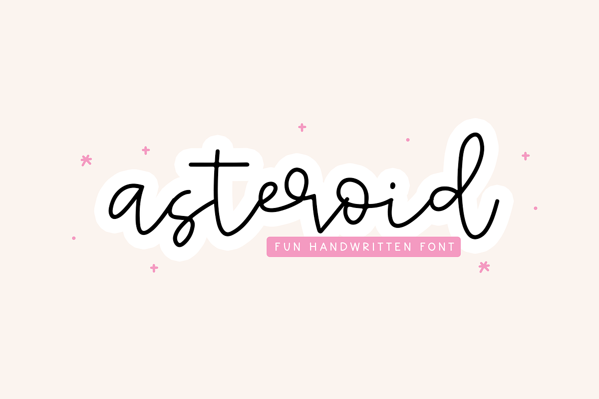 Asteroid | Handwritten Script Font Free Download Free Download