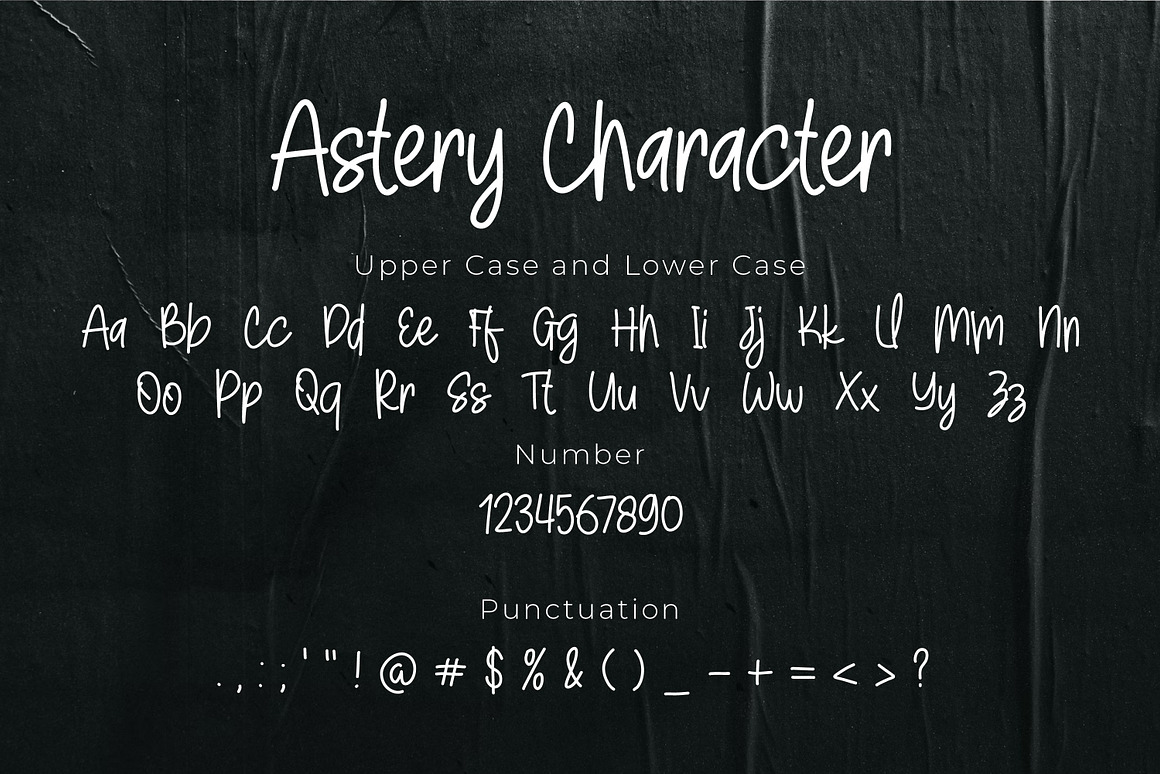 Astery Handwritten Script Font Free Download