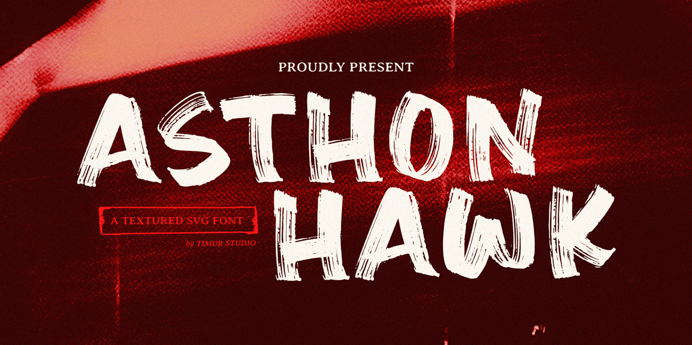 Asthon Hawk Font Free Download