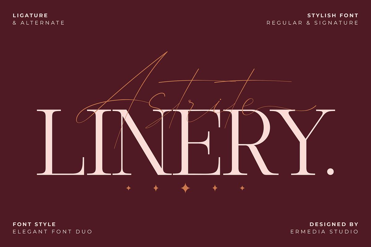 Astrite Linery - Font Duo Free Download Free Download