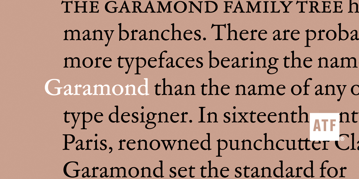 ATF Garamond Free Download Free Download