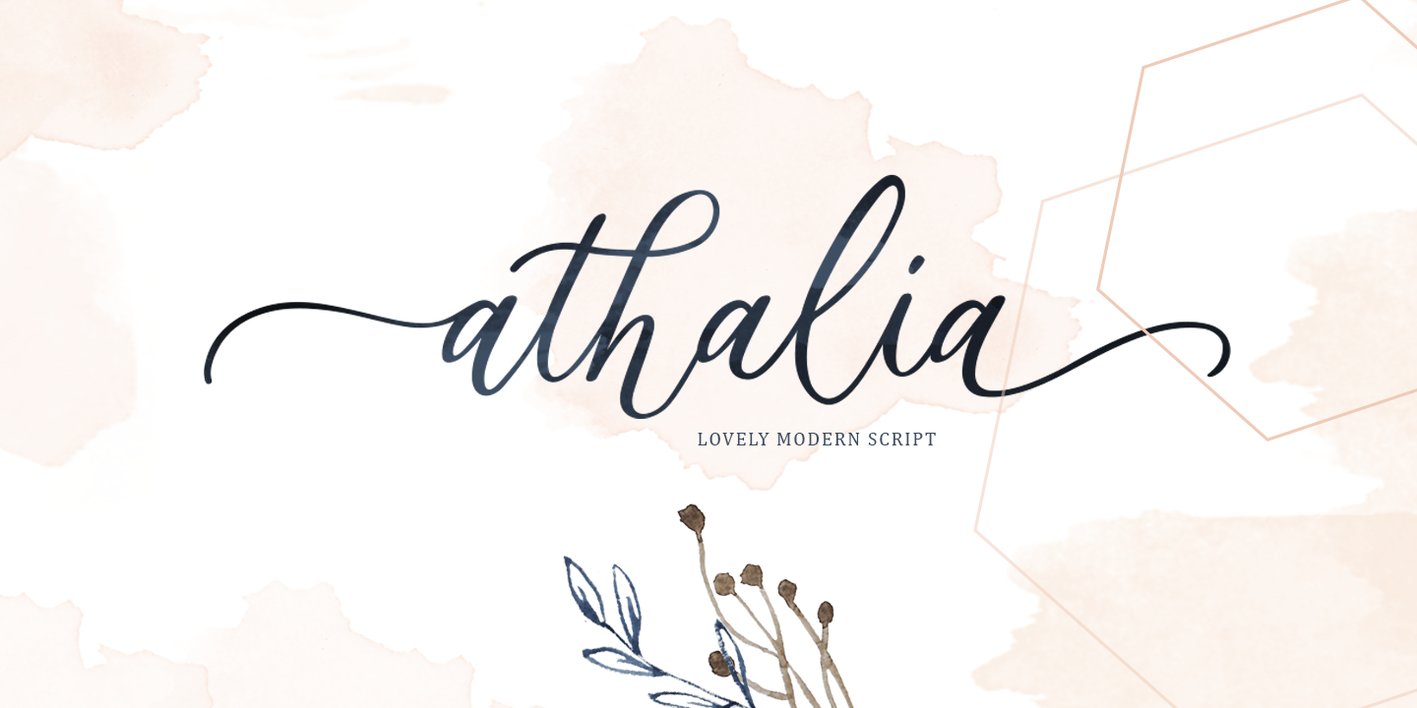 Athalia Script Font Free Download