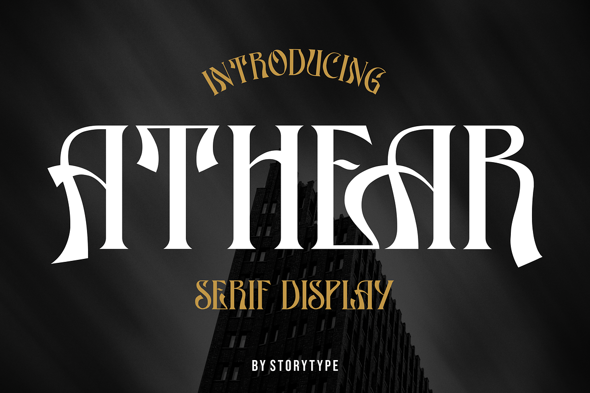 Athear Serif Display Font Free Download Free Download