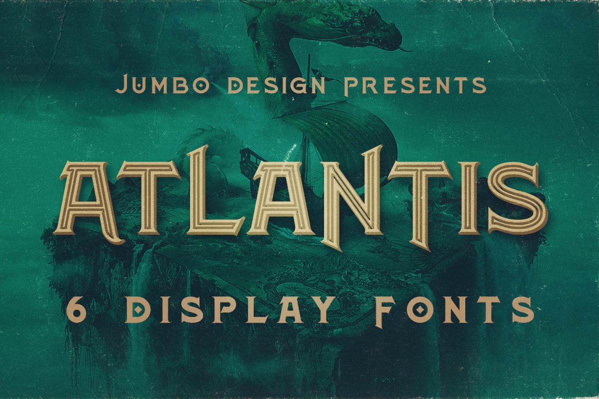 Atlantis - Vintage Style Font Free Download Free Download