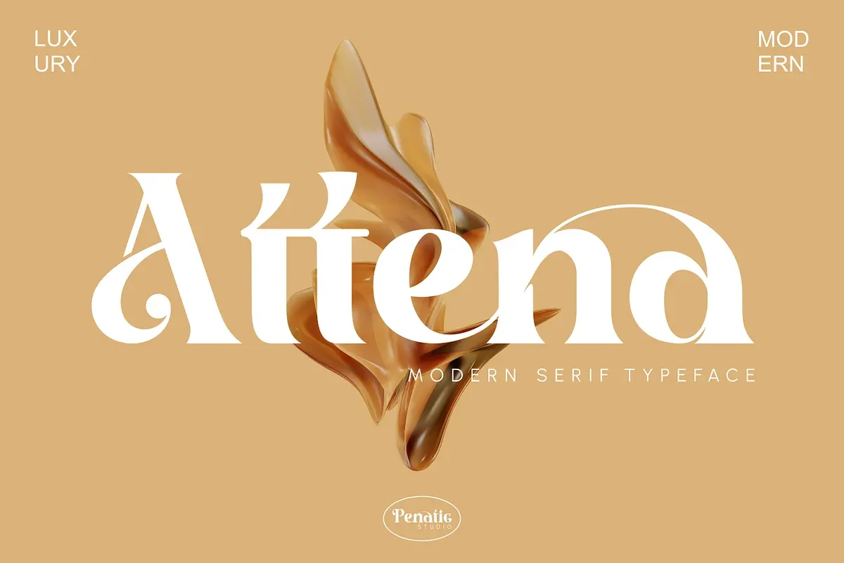 Attena _ modern serif typeface Free Download Free Download