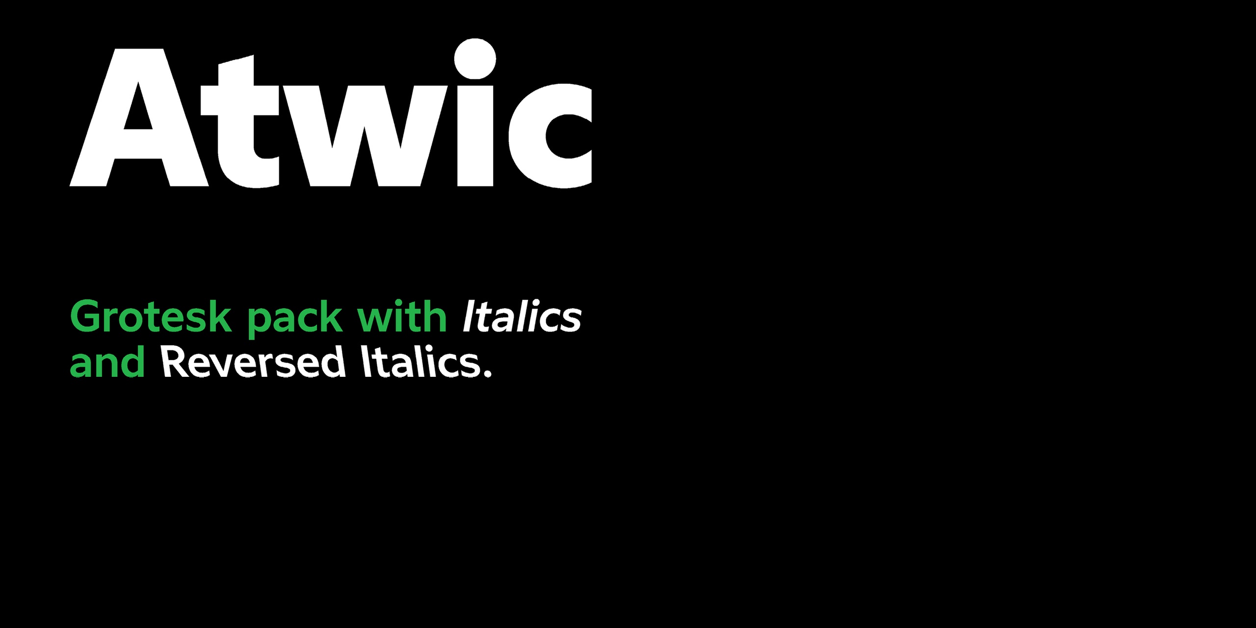 Atwic Font Free Download