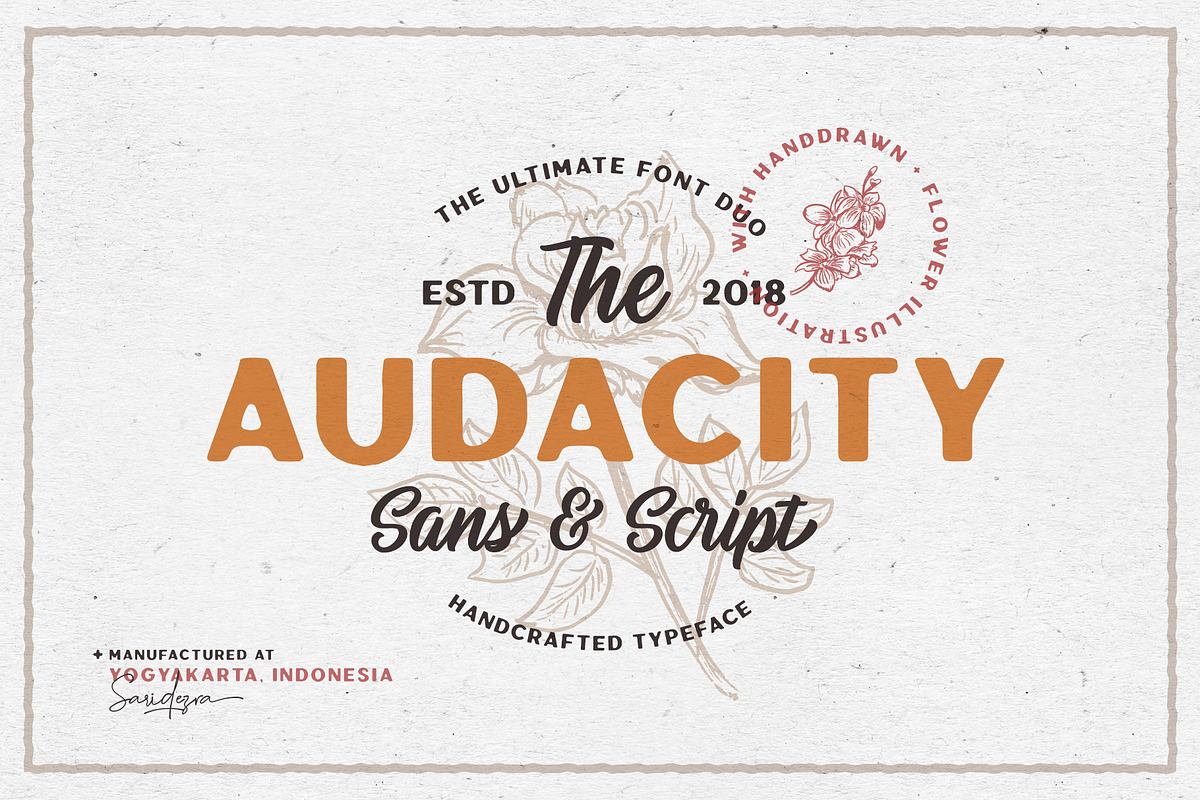 Audacity - Font Duo (+EXTRAS) Free Download Free Download