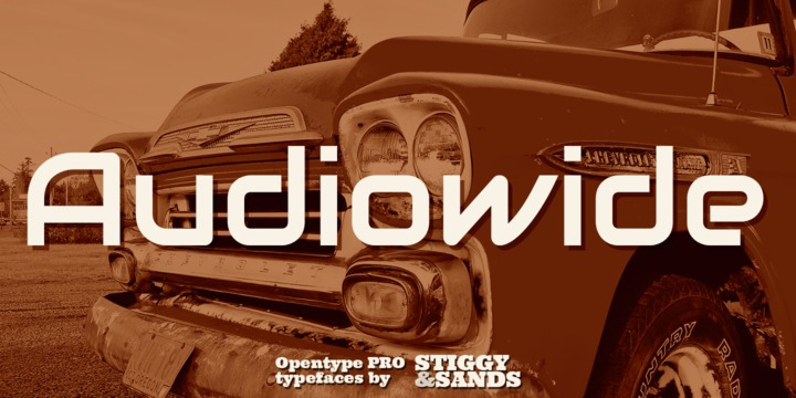 Audiowide Pro Font Free Download