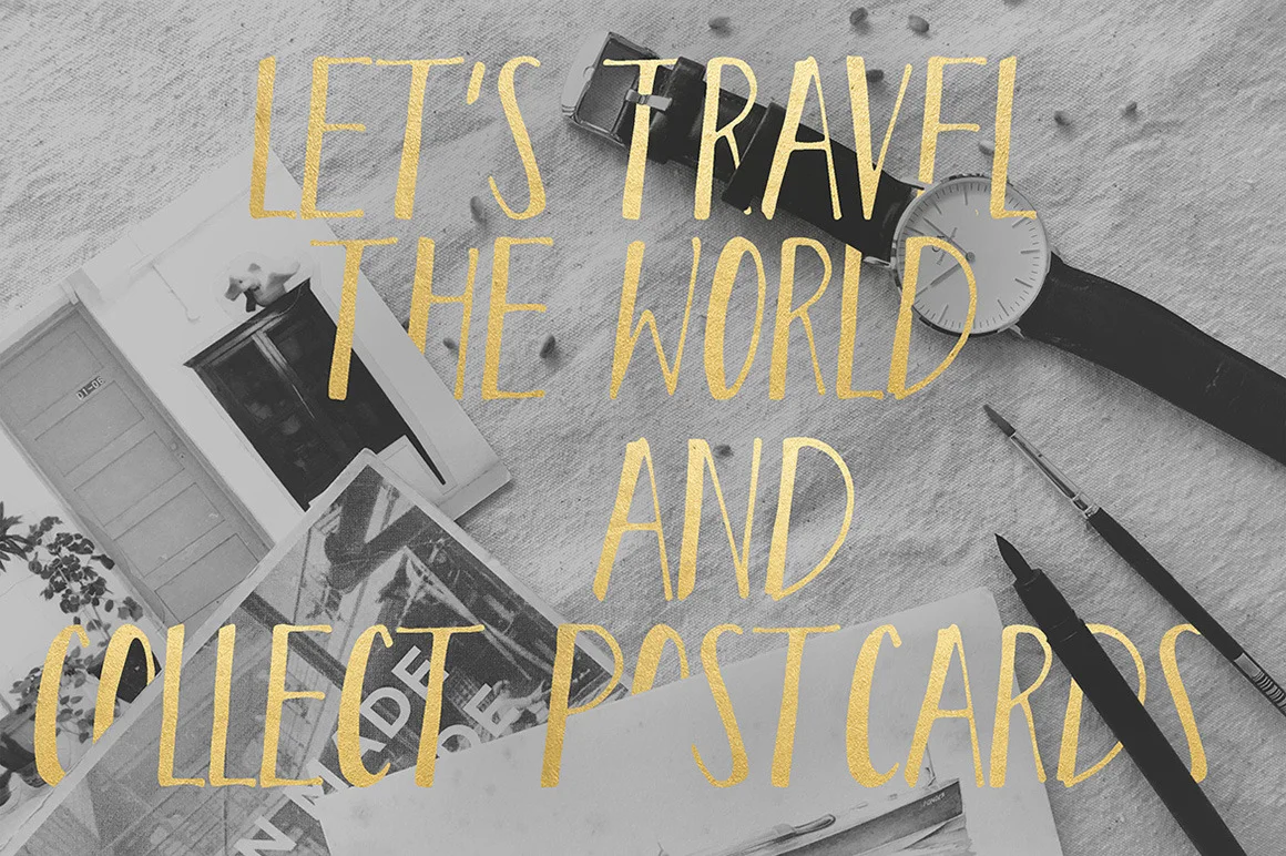 August Script Font