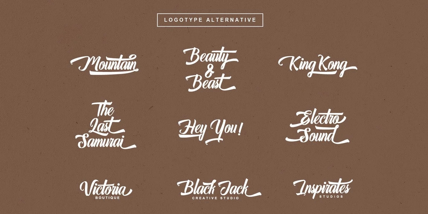 Auntekhno Script Font
