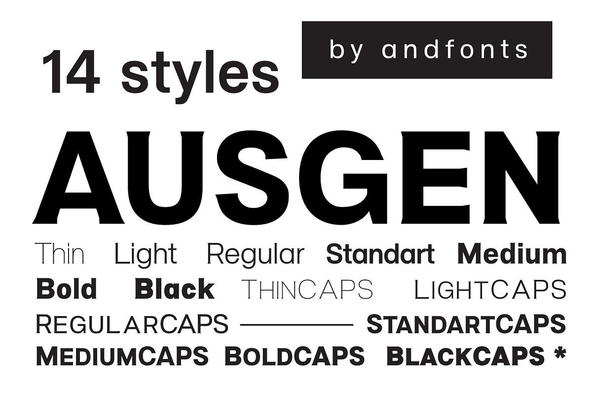 Ausgen, Modern Serif Font Free Download Free Download