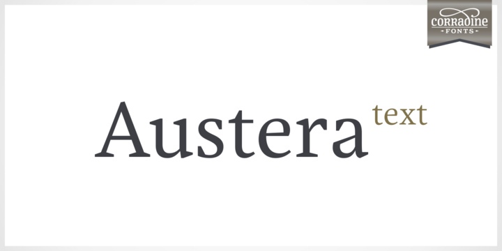 Austera Text Font Free Download