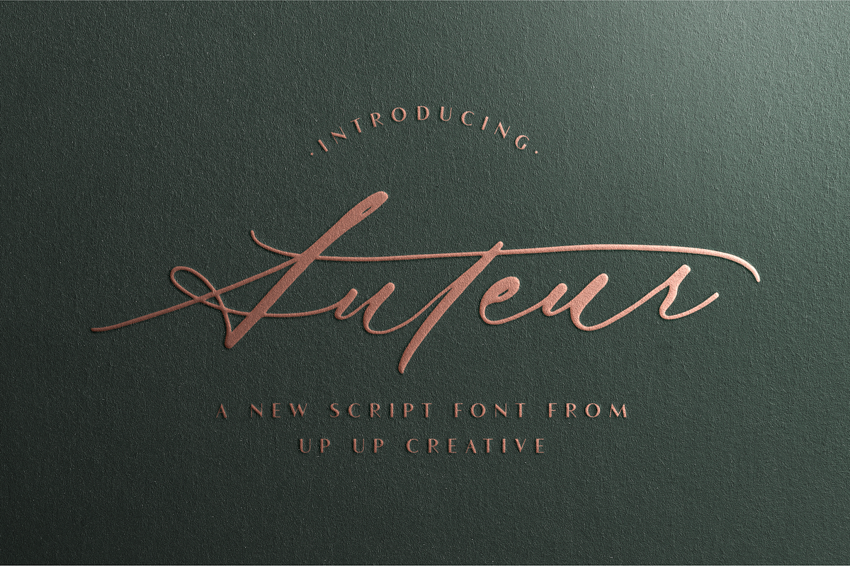 Auteur Calligraphy Script Font Free Download Free Download