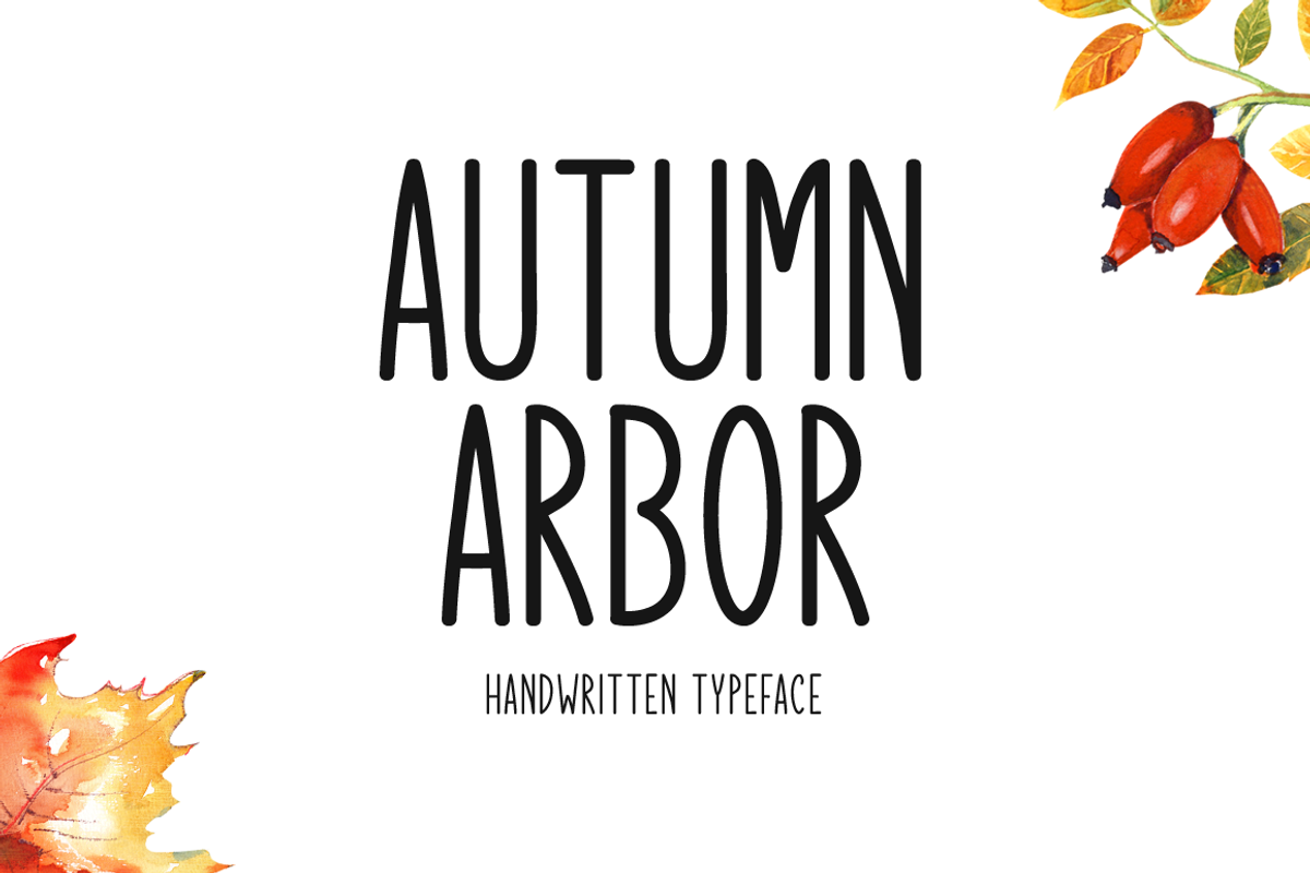 Autumn Arbor Typeface Free Download Free Download