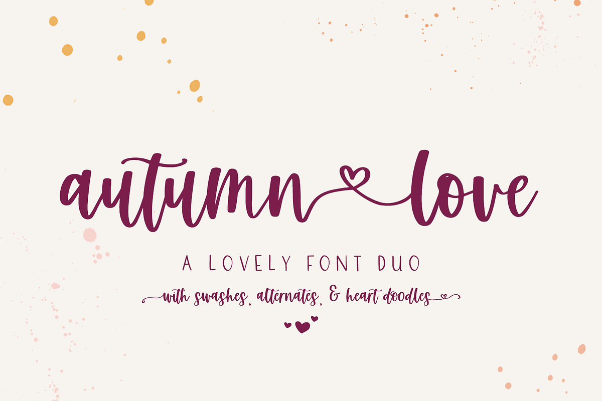 Autumn Love Font Duo Free Download Free Download