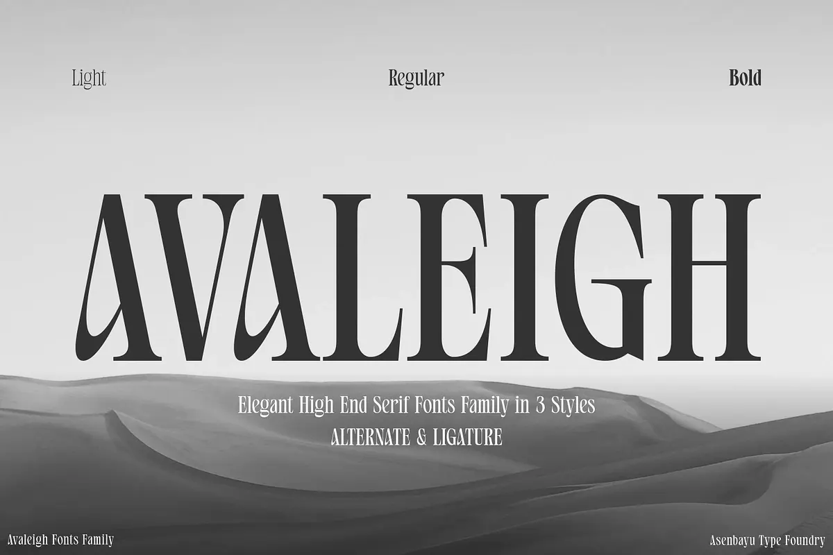 Avaleigh Fonts Family Free Download Free Download