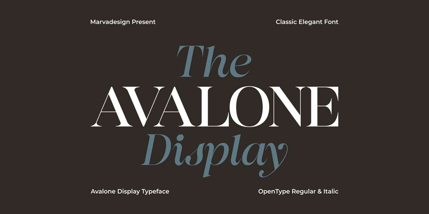 Avalone Font Free Download