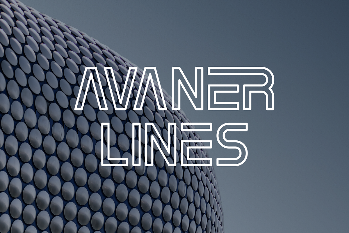 Avaner lines sans serif font Free Download Free Download