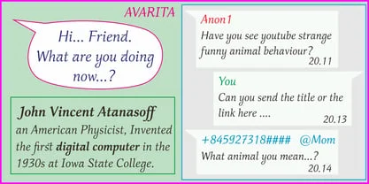 Avarita Font