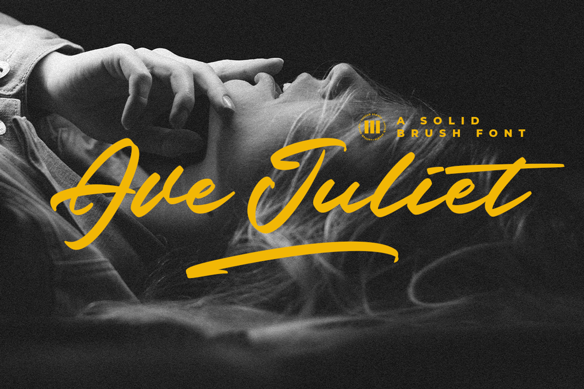 Ave Juliet | A Solid Brush Font Free Download Free Download