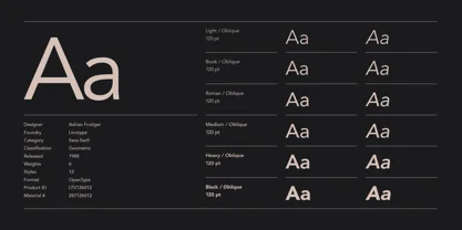 Avenir Font