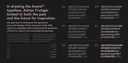 Avenir Font Free Download