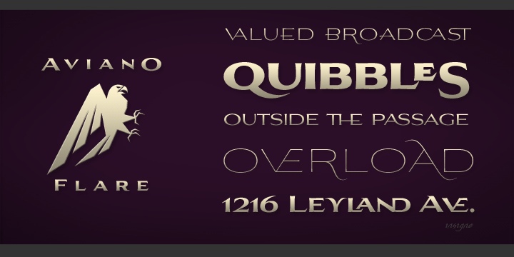 Aviano Flare Font Free Download