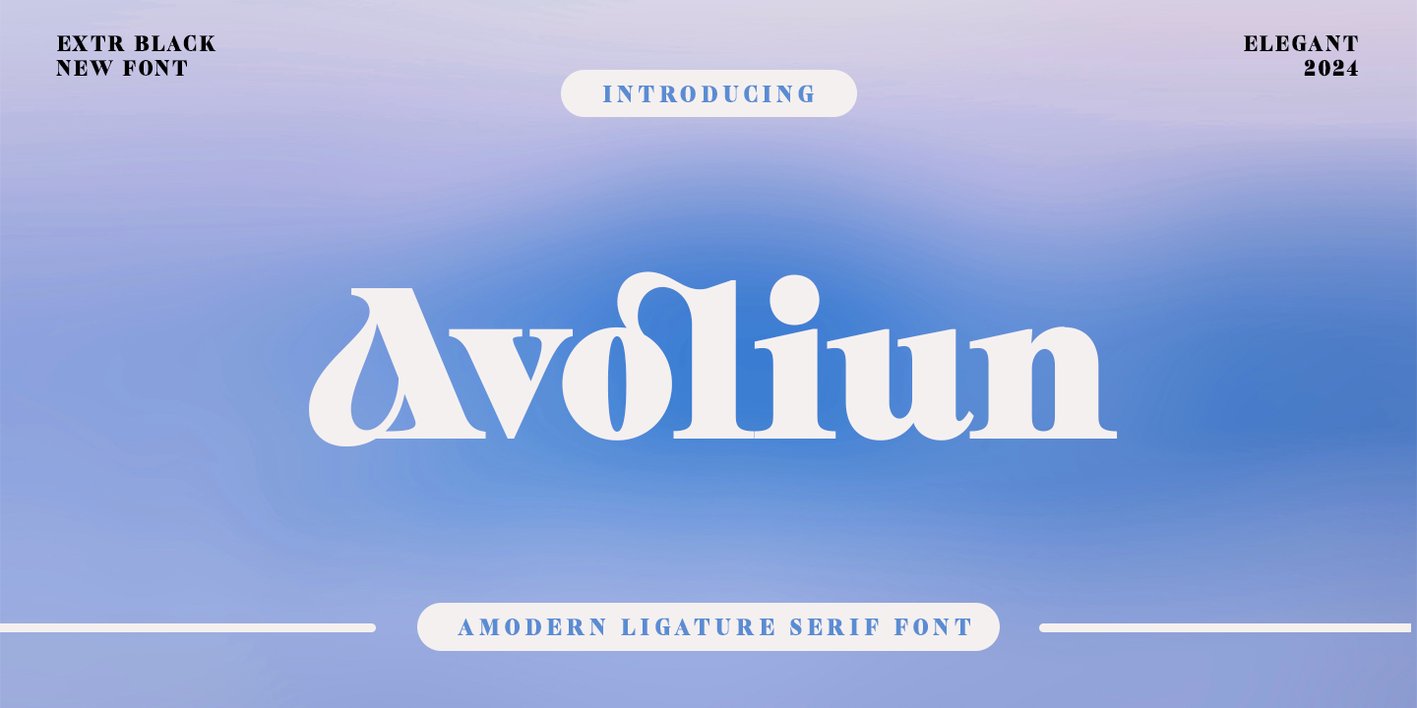 Avoliun Font Free Download