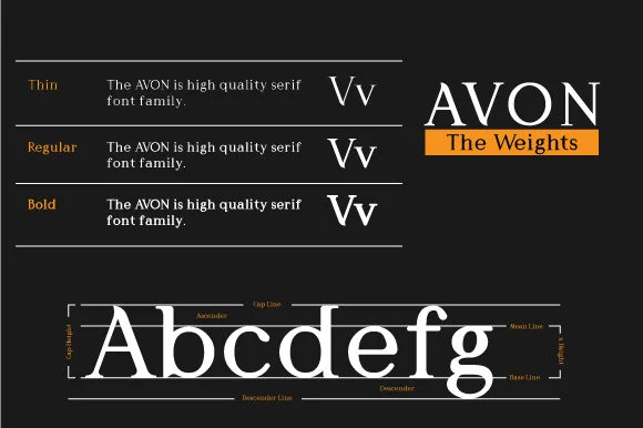 Avon Font