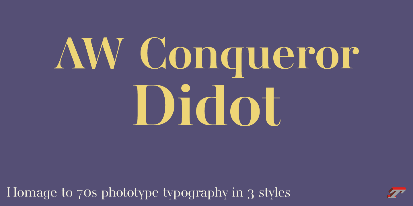 AW Conqueror Std Didot Free Download Free Download