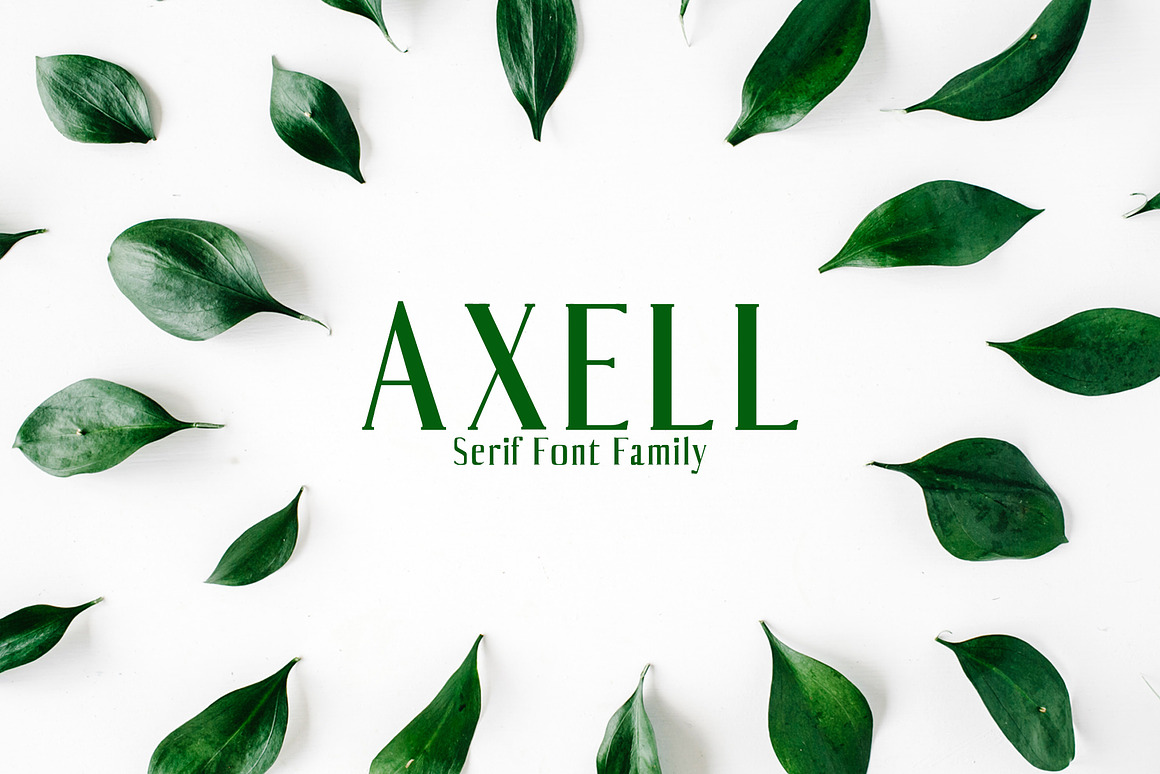 Axell Serif Font Family Pack Free Download