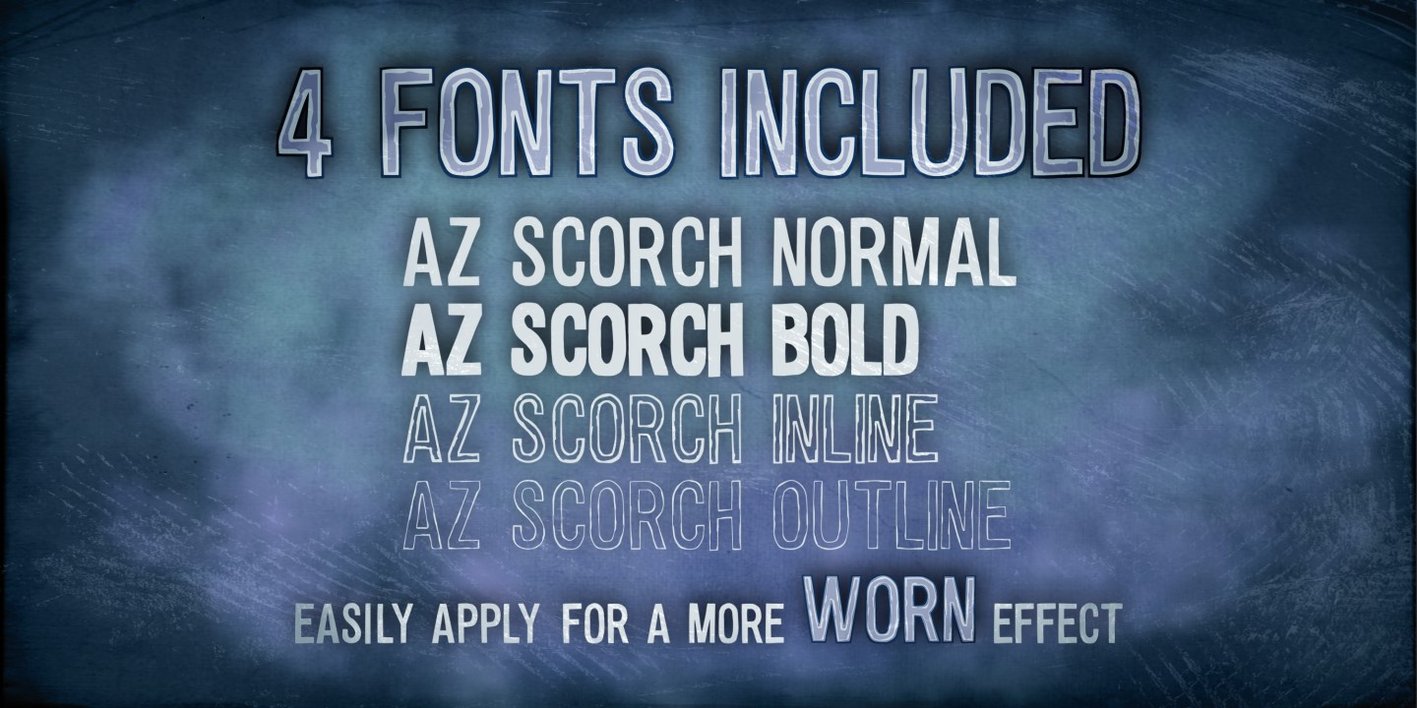 AZ Scorch Font Free Download