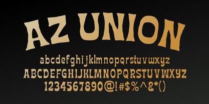 AZ Union Font Free Download