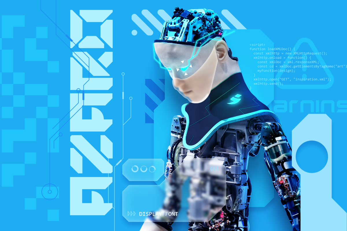 Azaro - Futuristic Sci-fi Font Free Download Free Download