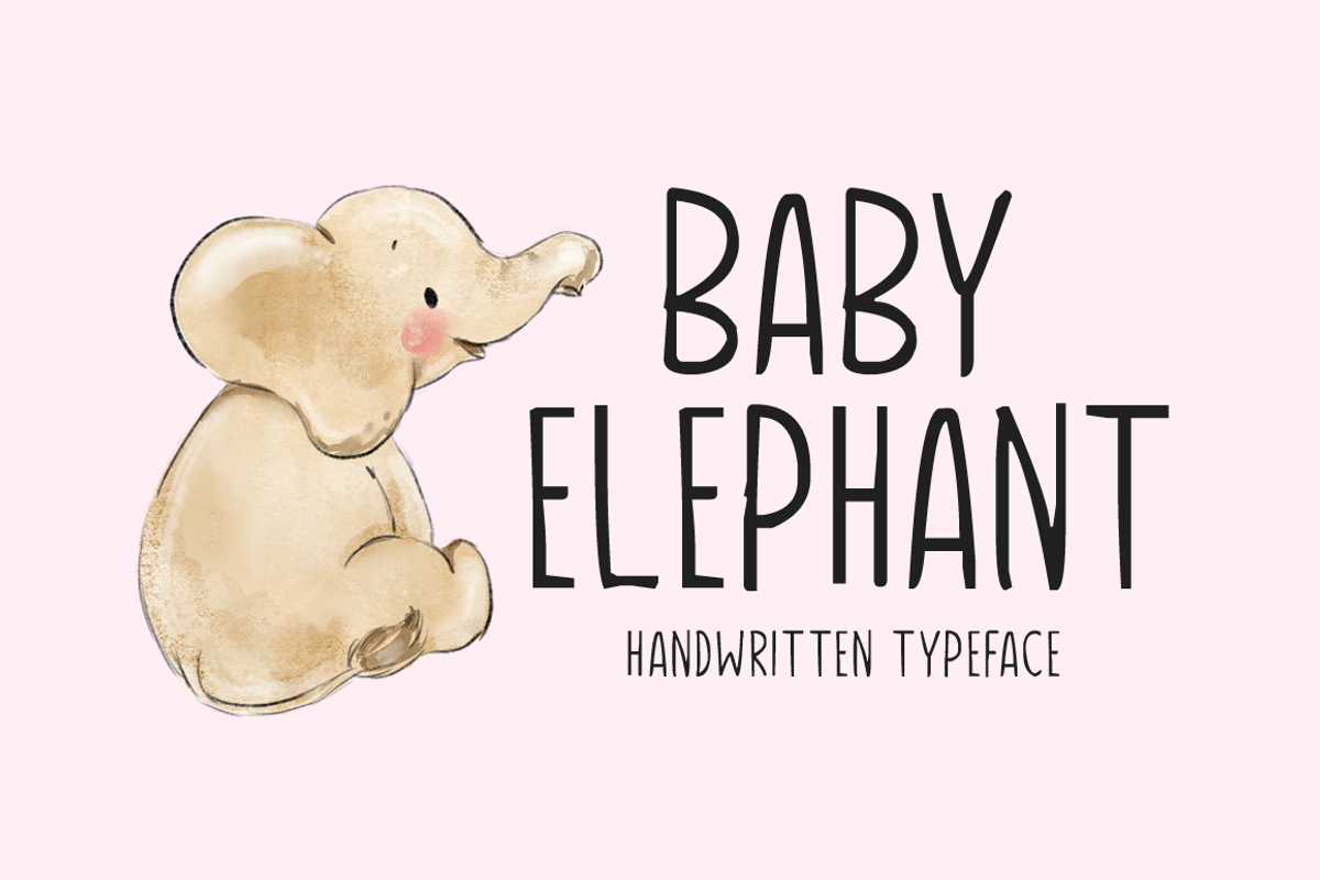 Baby Elephant Typeface Free Download Free Download