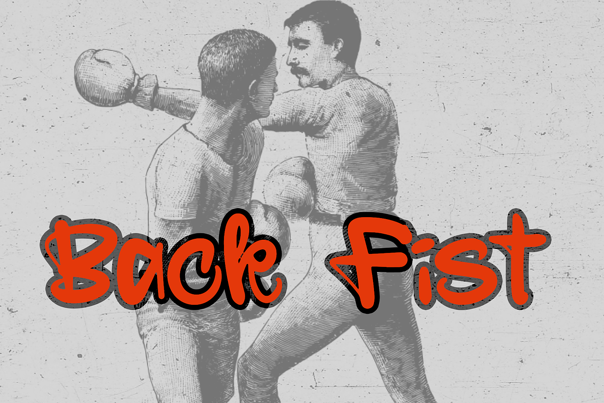 Back Fist Handwriting Font Free Download Free Download