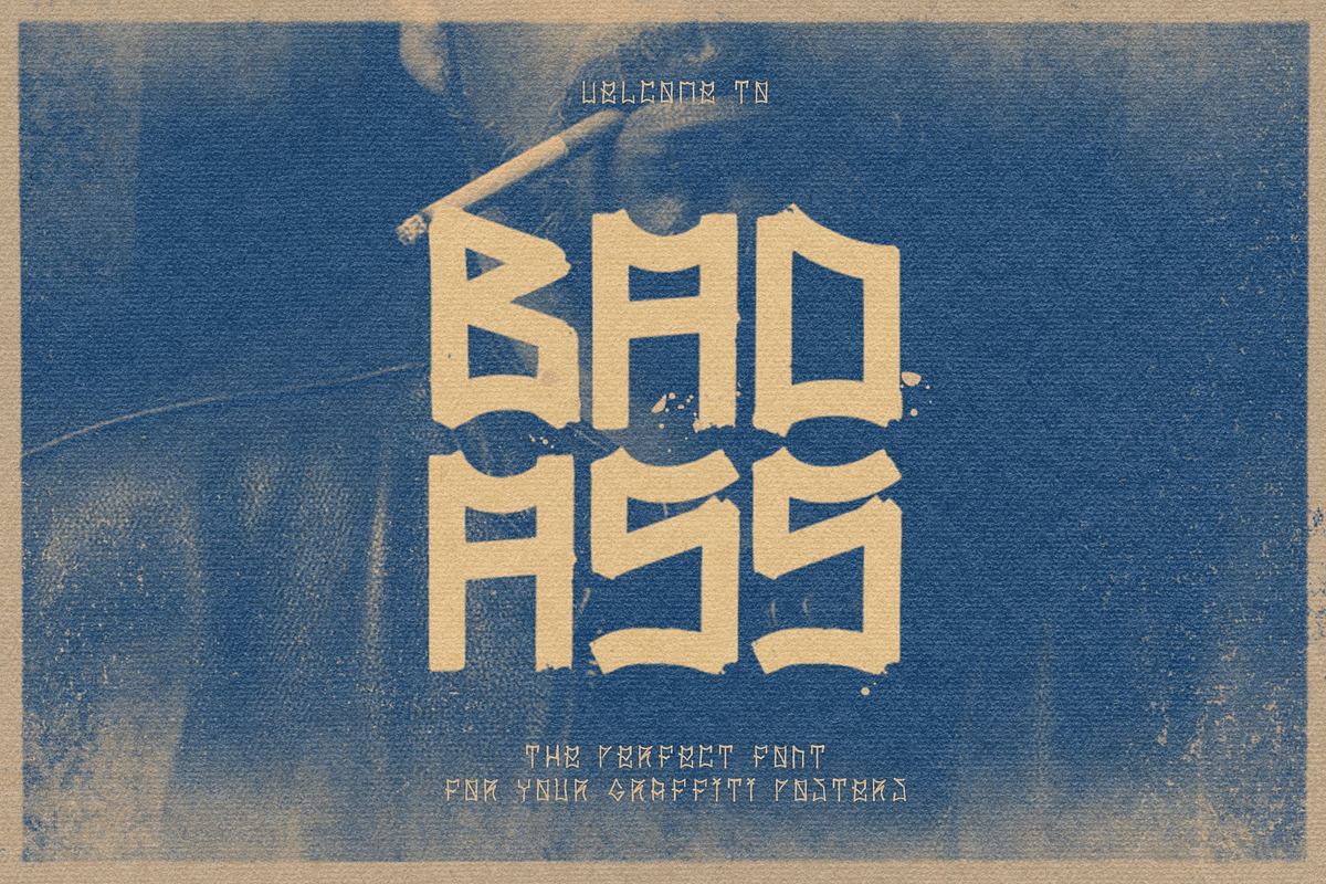 BADASS FONT Free Download Free Download