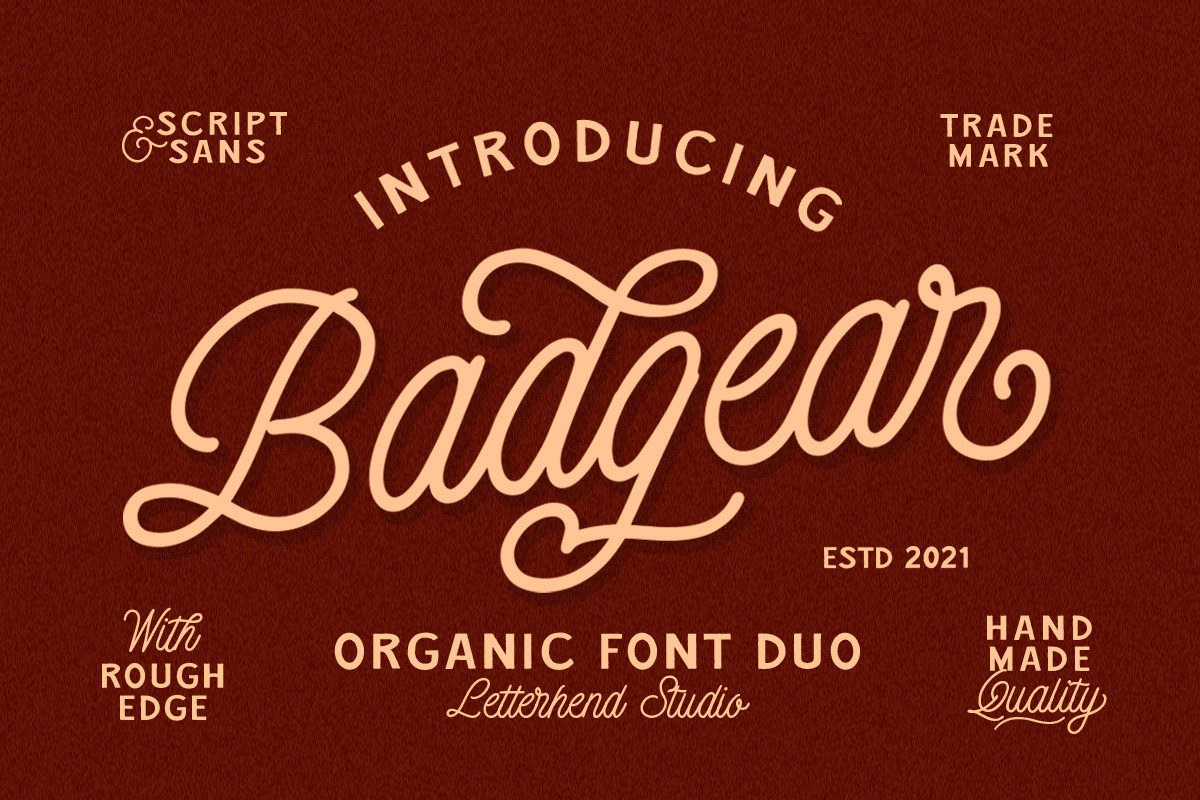 Badgear Font Free Download