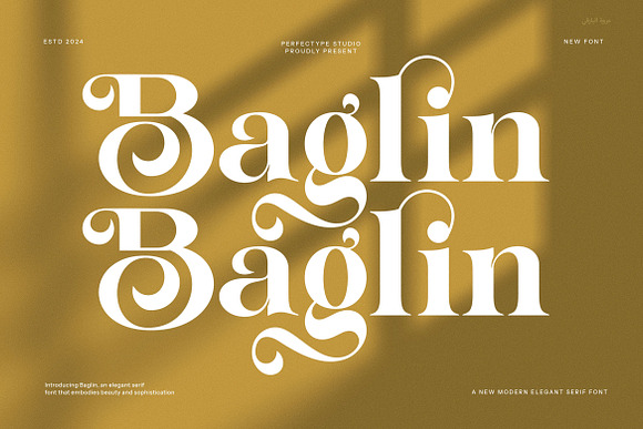 Baglin Elegant Ligature Serif Font Free Download