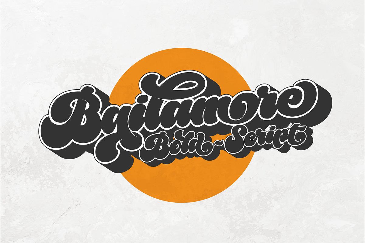 Bailamore - Retro Display Font Free Download Free Download