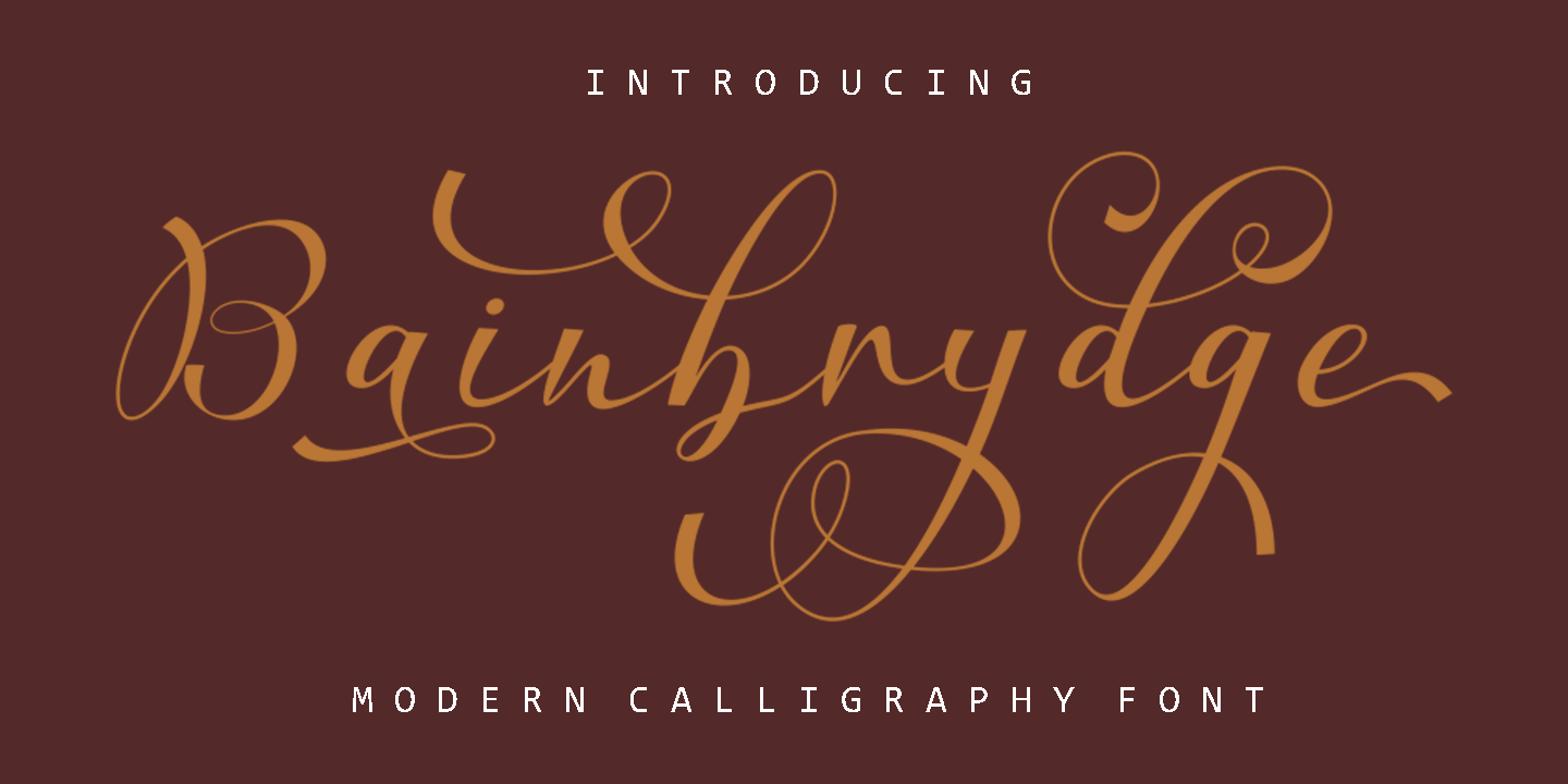 Bainbrydge Script Free Download Free Download