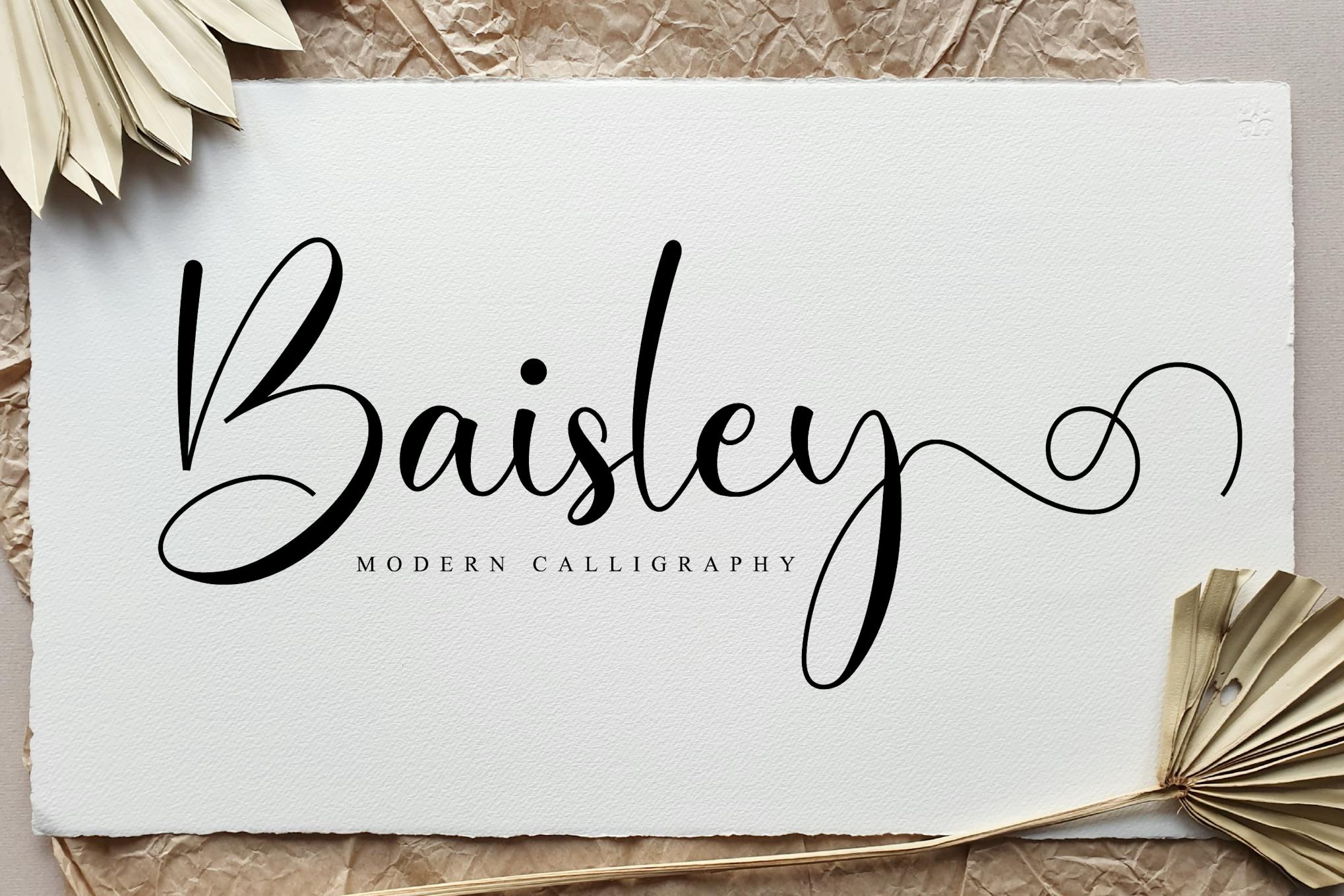 Baisley - Wedding Font Free Download