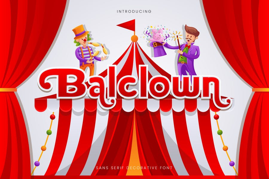 Balclown - Fun Bold Children Font Free Download