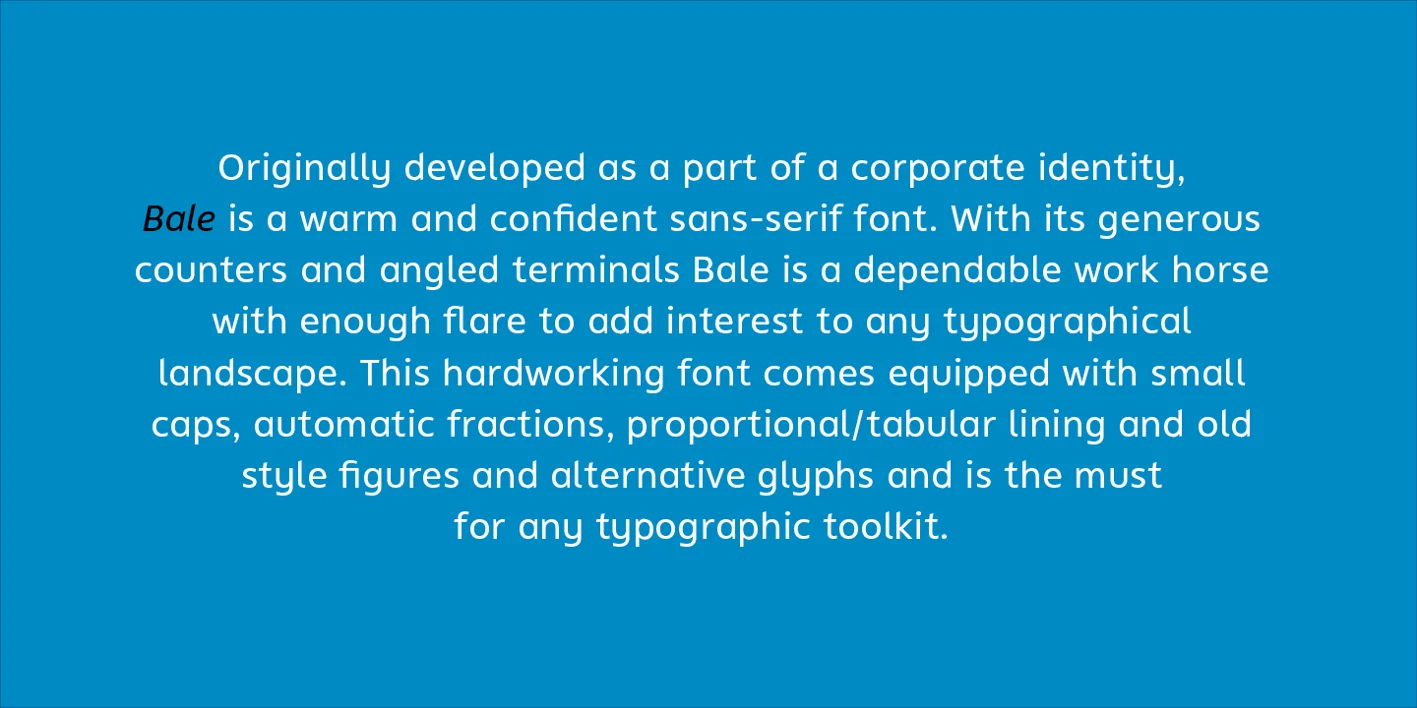Bale Font
