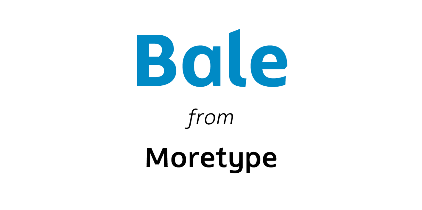 Bale Font Free Download