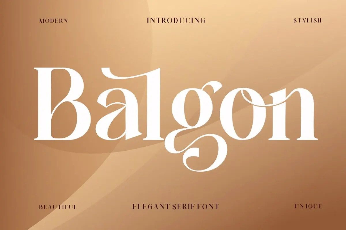 Balgon Serif Free Download Free Download